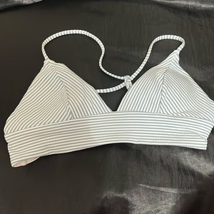 blue and white strips, XS,worn a few times